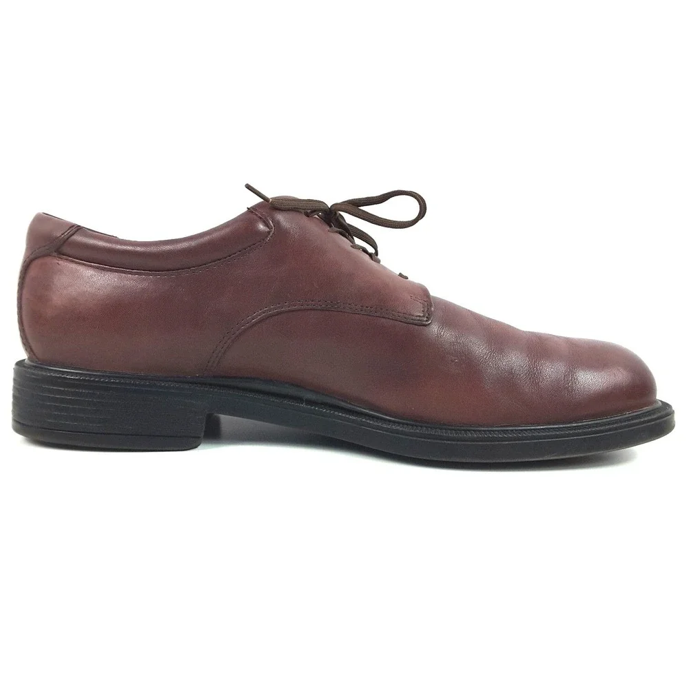 Rockport Margin Men's Brown Oxfords‎ Leather Casual Lace Up Shoes Size 10 M